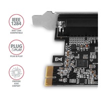 AXAGON PCEA-P1N, kontroler PCIe - 1x port równoległy (LPT), w zestawie LP