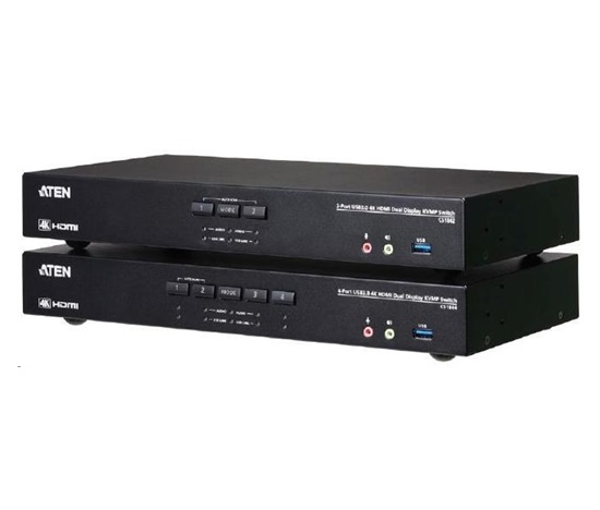ATEN 2-port USB3.0 4K HDMI Dual Display KVMP přepínač