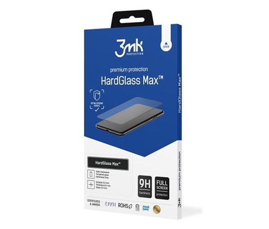 3mk tvrzené sklo HardGlass MAX pro Samsung Galaxy S22+ (SM-S906), černá
