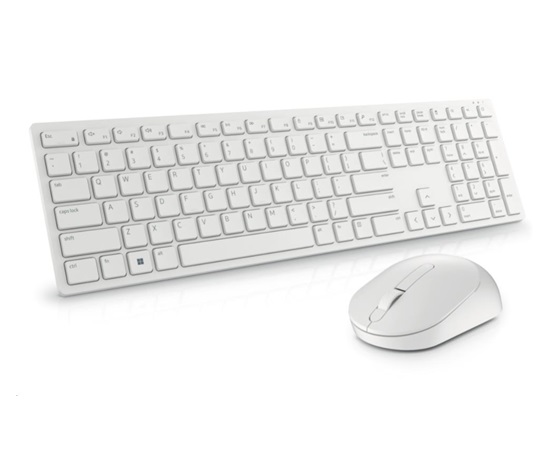 DELL Pro Wireless Keyboard and Mouse - KM5221W - UK (QWERTY) - White