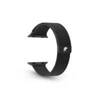 RhinoTech ocelový řemínek milánský tah pro Apple Watch 38 / 40 / 41mm černý