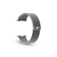 RhinoTech ocelový řemínek milánský tah pro Apple Watch 38 / 40 / 41mm stříbrný