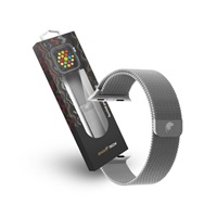 RhinoTech ocelový řemínek milánský tah pro Apple Watch 42 / 44 / 45mm stříbrný