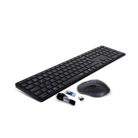 RAPOO set klávesnice a myš 9800M, bezdrátová, CZ/SK, šedá