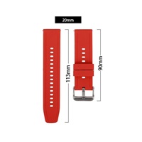 RhinoTech univerzální silikonový řemínek Quick Release 20mm bílý