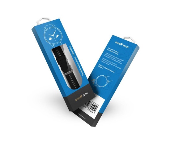 RhinoTech univerzální silikonový řemínek Quick Release 22mm černý