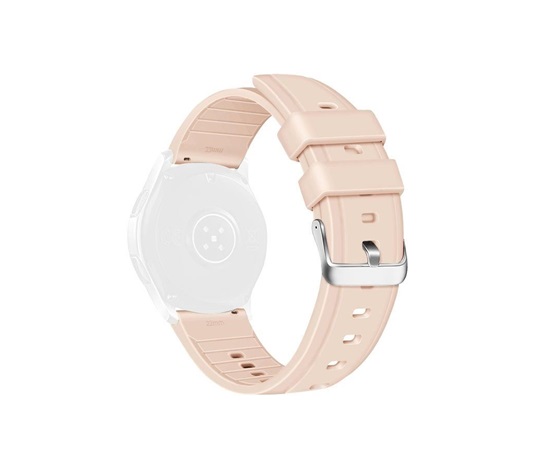 RhinoTech univerzální silikonový řemínek Quick Release 22mm světle růžový