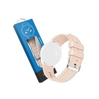 RhinoTech univerzální silikonový řemínek Quick Release 22mm světle růžový