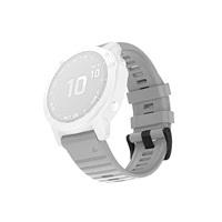 RhinoTech řemínek pro Garmin QuickFit silikonový outdoor 22mm šedý