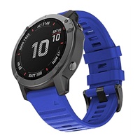 RhinoTech řemínek pro Garmin QuickFit silikonový outdoor 22mm tmavě modrý