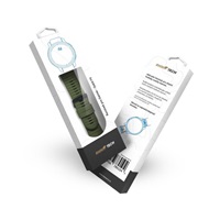 RhinoTech řemínek pro Garmin QuickFit silikonový outdoor 22mm tmavě zelený