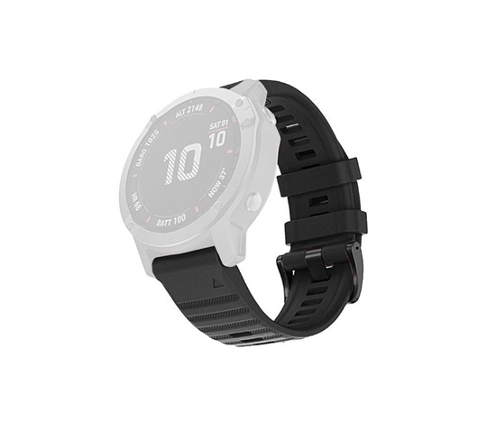 RhinoTech řemínek pro Garmin QuickFit silikonový outdoor 26mm černý