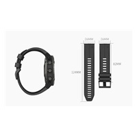 RhinoTech řemínek pro Garmin QuickFit silikonový outdoor 26mm černý