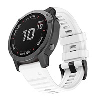 RhinoTech řemínek pro Garmin QuickFit silikonový outdoor 26mm bílý