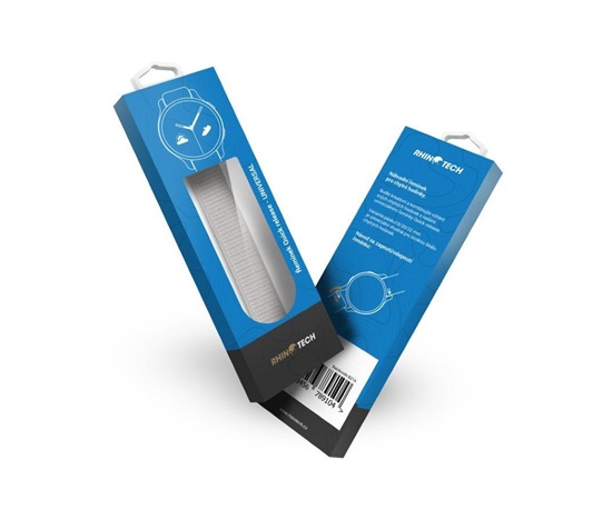 RhinoTech univerzální nylonový řemínek Quick Release 20mm šedý