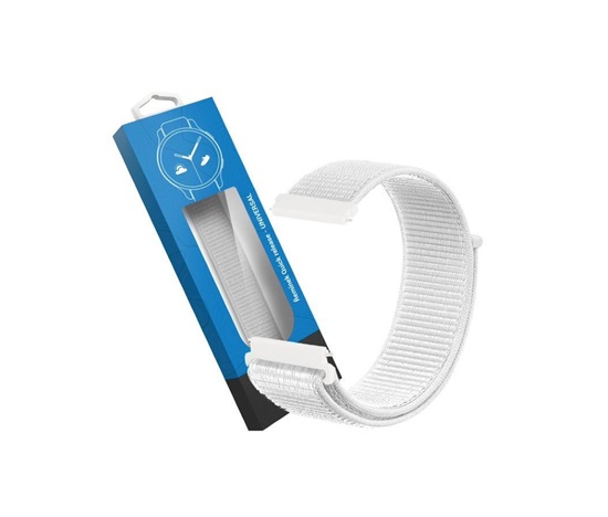 RhinoTech univerzální nylonový řemínek Quick Release 20mm bílý