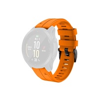 RhinoTech řemínek pro Garmin QuickFit sportovní silikonový 26mm oranžový