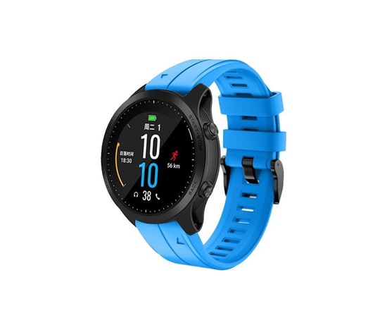 RhinoTech řemínek pro Garmin QuickFit sportovní silikonový 26mm modrý