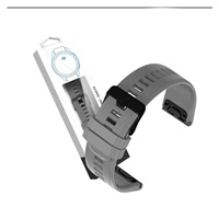 RhinoTech řemínek pro Garmin QuickFit sportovní silikonový 22mm šedý