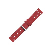 RhinoTech univerzální řemínek Genuine Leather Quick Release 22mm, červená