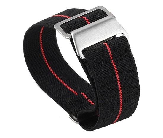 RhinoTech univerzální řemínek nylonový tah Quick Release 22mm černo-červený
