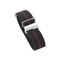 RhinoTech univerzální řemínek nylonový tah Quick Release 22mm černo-červený