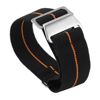 RhinoTech univerzální řemínek nylonový tah Quick Release 22mm černo-oranžový