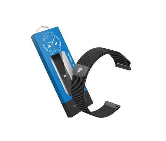 RhinoTech univerzální řemínek milánský tah Quick Release 20mm černý