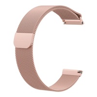 RhinoTech univerzální řemínek milánský tah Quick Release 22mm růžovo-zlatý