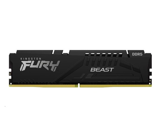 KINGSTON DIMM DDR5 16GB (Kit of 2) 5200MT/s CL40 FURY Beast Černá