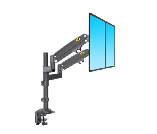 Kancelářský držák 2 monitorů Fiber Mounts H180B