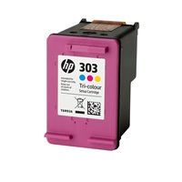 HP 303 Tri-color Original Ink Cartridge (165 pages), T6N01AE