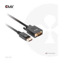 Club3D kabel DP na VGA, M/M, 2m, 28 AWG