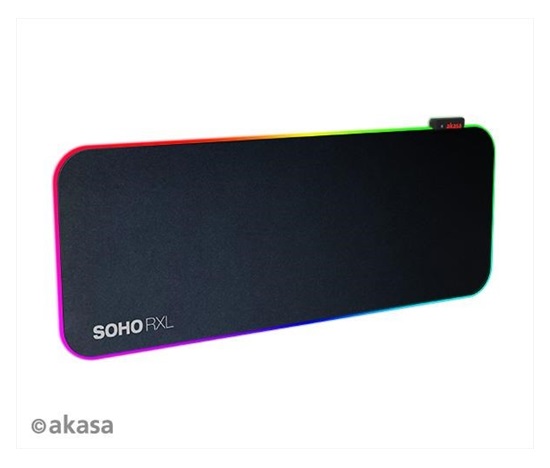 AKASA podložka pod myš SOHO RXL, RGB gaming mouse pad, 78x30cm, 4mm thick