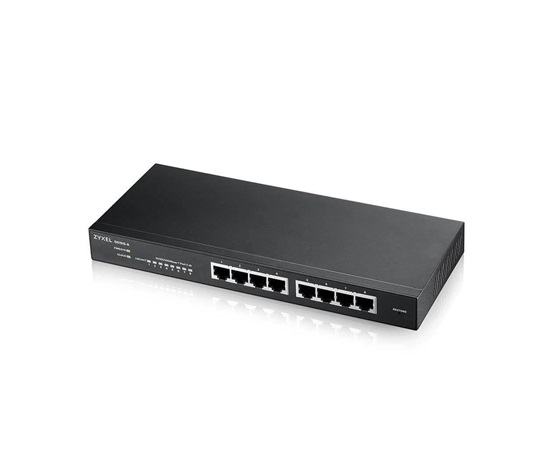 Zyxel GS1915-8 8-port Gigabit Web Smart switch, 8x gigabit RJ45, fanless