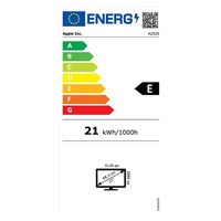 APPLE Studio Display 5K 27‘‘Sklo s nanotexturou, Stojan s nastavitelným náklonem
