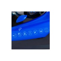 Orava ZE-302 napařovací žehlička, 2800 W, Anti-Drip, Anti-Calc, Self-Clean, 320 ml, modrá / černá