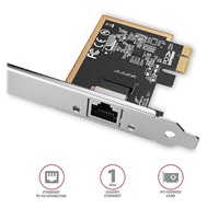 AXAGON PCEE-GRF, karta sieciowa PCIe - 1x Gigabit Ethernet port (RJ-45), Realtek 8111F, LP