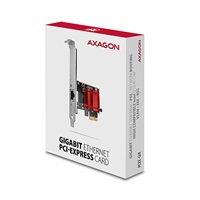 AXAGON PCEE-GIX, karta sieciowa PCIe - 1x Gigabit Ethernet port (RJ-45), Intel i210AT, PXE, LP