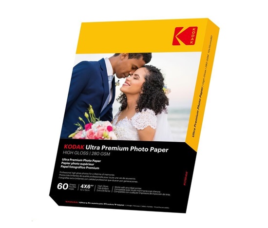 KODAK Ultra Premium Photo RC Gloss (280g/m2) 10x15 (A6) 60 listů