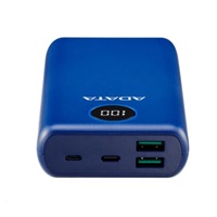 ADATA PowerBank P20000QCD - externí baterie pro mobil/tablet 20000mAh, 2,1A, modrá (74Wh)