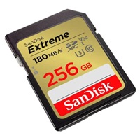 SanDisk SDXC karta 256GB Extreme (190 MB/s Class 10, UHS-I U3 V30)