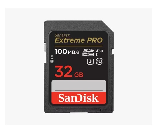 SanDisk SDHC karta 32GB Extreme PRO (100 MB/s Class 10, UHS-I U3 V30)