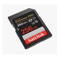 SanDisk SDXC karta 256GB Extreme PRO (200 MB/s Class 10, UHS-I U3 V30)