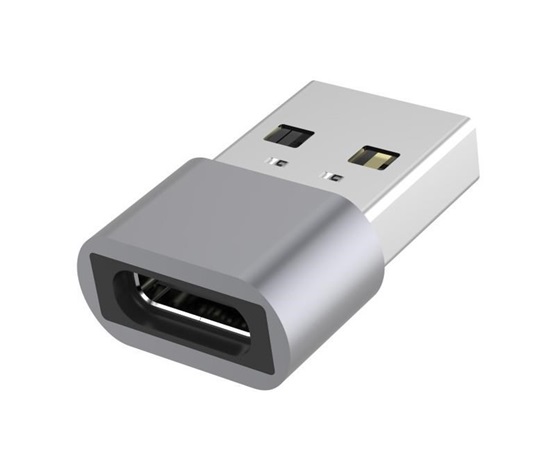 PremiumCord USB redukce USB C - USB2.0 A (F/M)