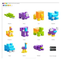 PIXIO Mini Safari magnetická stavebnice