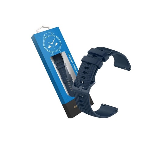 RhinoTech univerzální silikonový řemínek Quick Release 18mm, tmavě modrá