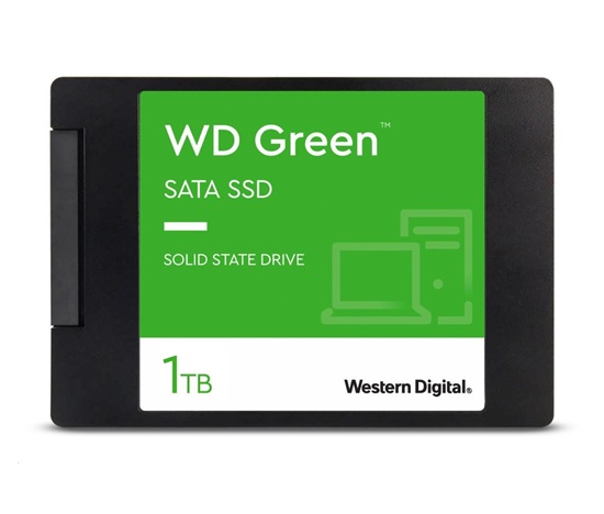 WD GREEN SSD 3D NAND WDS200T2G0A 2TB SATA/600, (R:500, W:400MB/s), 2.5"