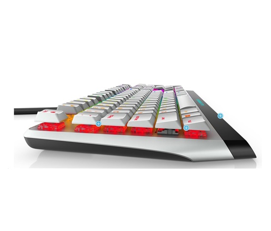 Dell Alienware  510K Low-profile RGB Mechanical Gaming Keyboard - AW510K (Lunar Light)