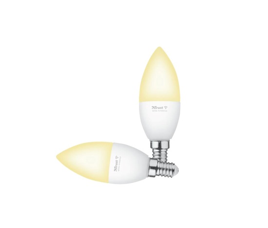 TRUST Smart WiFi LED candle white ambience E14